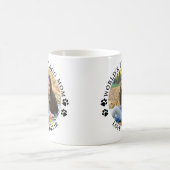 Best Dog Mam Paw Drukt Pet Foto Koffiemok (Center)