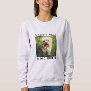Best Dog Mam Paw Drukt Pet Foto Trui