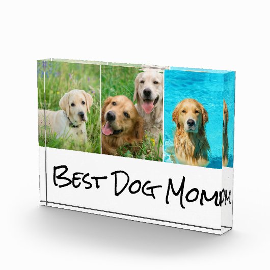 Best Dog Mam Photo Block Fotoblokken (Rechts)