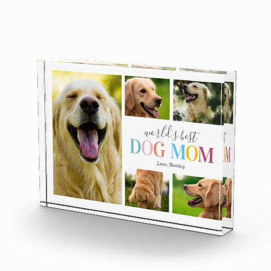 Best Dog Mam Photo Collage Fotoblokken (Rechts)