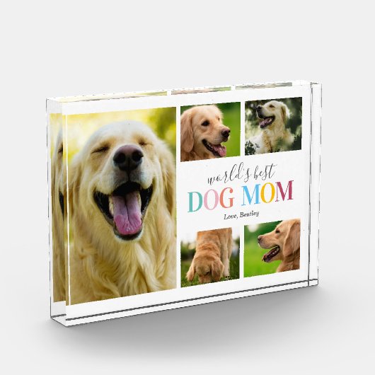 Best Dog Mam Photo Collage Fotoblokken (Links)