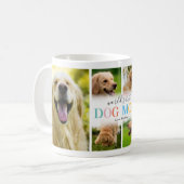Best Dog Mam Photo Collage Koffiemok (Voorkant links)