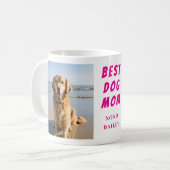 Best Dog Mam Photo Koffiemok (Voorkant links)