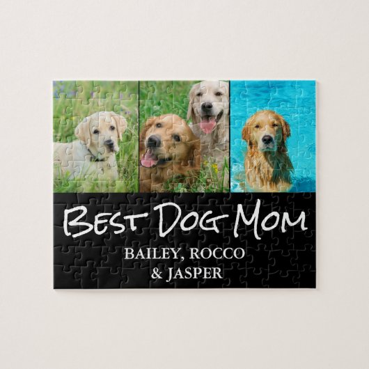 Best Dog Mam Photo Legpuzzel (Horizontaal)