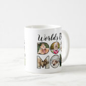 Best Dog Mam Quote 6 Foto Collage Koffiemok (Voorkant rechts)