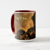 Best Dog Mam Rottweiler Mok (Voorkant links)