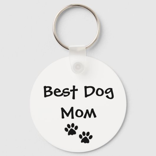 Best Dog Mam Sleutelhanger (Voorkant)