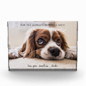 Best Dog Mam ter wereld| Moederdag Fotoblokken (Voorkant)