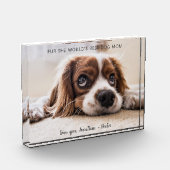 Best Dog Mam ter wereld| Moederdag Fotoblokken (Links)