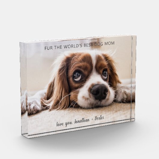 Best Dog Mam ter wereld| Moederdag Fotoblokken (Links)