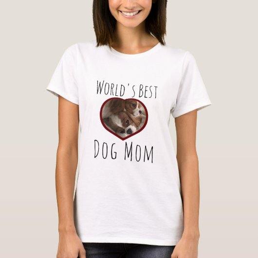 Best Dog Mam ter wereld T-shirt (Voorkant)