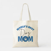 Best Dog Mam ter wereld Tote Bag (Achterkant)