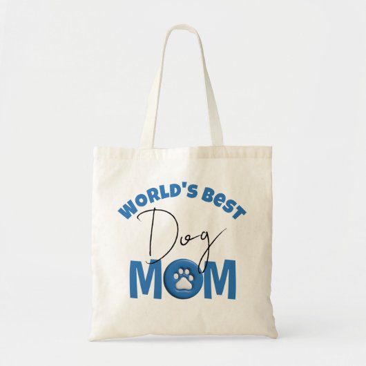 Best Dog Mam ter wereld Tote Bag (Voorkant)