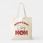 Best Dog Mam ter wereld Tote Bag (Achterkant)