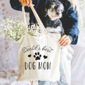 Best Dog Mam ter wereld Tote Bag