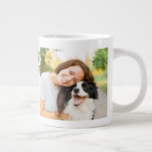 Best Dog Mam van de hond... personaliseerde twee f Grote Koffiekop (Rechts)