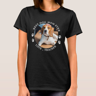 Best Dog Mam Verf Druk Afdrukken Aangepaste Pet Fo T-shirt