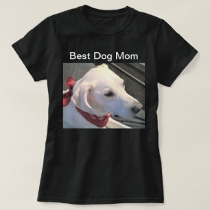 Best Dog mam White Labrador Retriever Mix Black T-shirt