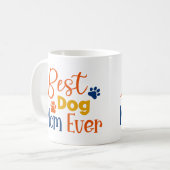 Best dog mamorful typografie koffiemok (Voorkant links)