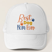 Best dog mamorful typografie trucker pet (Voorkant)