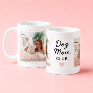 Best Dog Mom Club Aangepast 2 Foto Koffiemok