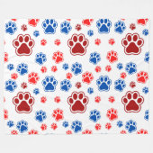 Best Dog Mom Ever Fleece Deken (Voorkant (Horizontaal))