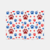 Best Dog Mom Ever Fleece Deken (Voorkant (Horizontaal))