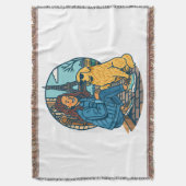 Best Dog Mom Ever in Paris Deken (Voorkant Verticaal)