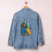 Best Dog Mom Ever in Paris Denim Jacket (Hangar)