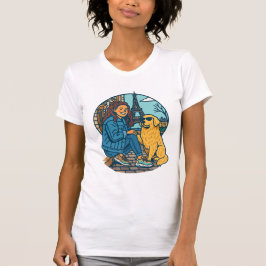 Best Dog Mom Ever in Paris T-shirt