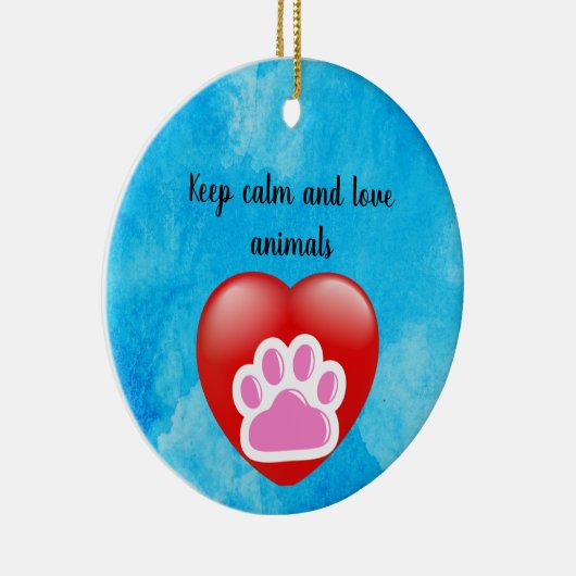 Best Dog Mom Ever Keramisch Ornament (Rechts)