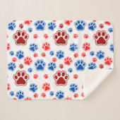 Best Dog Mom Ever Sherpa Deken (Voorkant (horizontaal))