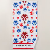 Best Dog Mom Ever Strandlaken (Voorkant)