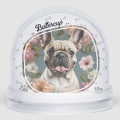 Best Dog Mom Ever Two Photo Sneeuwbol (Voorkant)