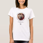 Best Dog Mom in Texas Personalized Photo T-shirt (Voorkant)
