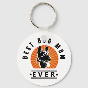 Best Dog Mum Ever German Shepherd Dog Sunburst Sleutelhanger