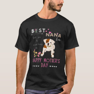 Best Dog Nana Ever Bedankt Dog Grandma Happy T-shirt