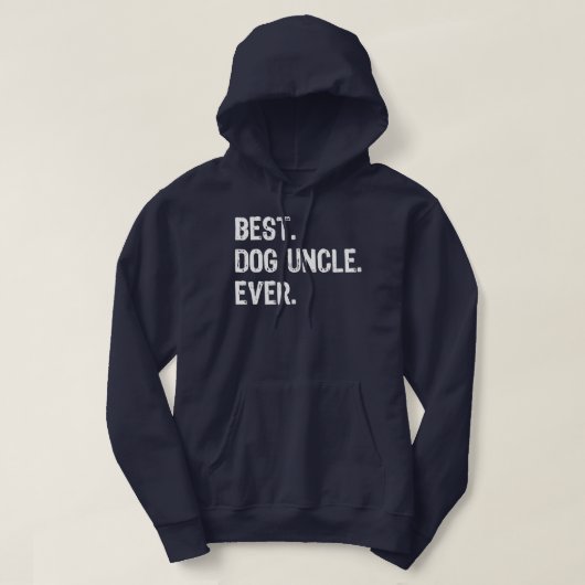 Best Dog oom Ever Funny Vaderdag Kerstmis Hoodie (Design voorkant)