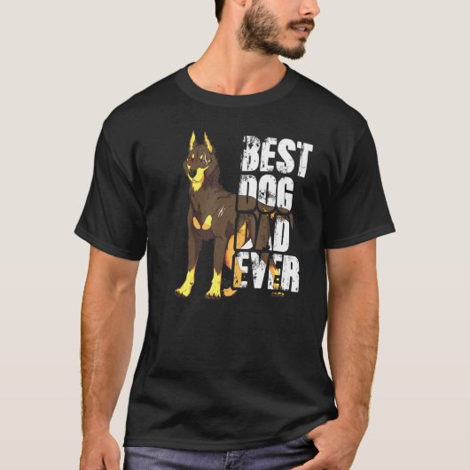 Best Dog Pap Ever Australian Kelpie Dog T-shirt (Voorkant)