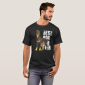 Best Dog Pap Ever Australian Kelpie Dog T-shirt (Voorkant volledig)