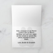 Best Dog Pap Ever Custom Flat Kaart (Binnen)