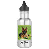 Best Dog Pap Ever - Foto gepersonaliseerd Cute Dog Waterfles (Links)
