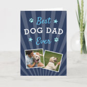 Best Dog Pap Ever | Foto Vaderdag Kaart (Voorkant)