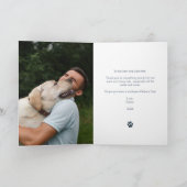 Best Dog Pap Ever | Foto Vaderdag Kaart (Binnen)