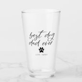 Best Dog Pap Ever Glas (Voorkant)