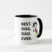 Best Dog Pap Ever - Husky Puppy Mok (Voorkant rechts)