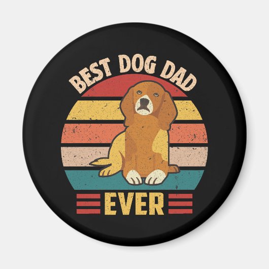 Best Dog Pap Ever Magneet (Voorkant)