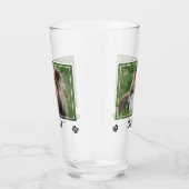 Best Dog Pap Ever - Pap Birthday Foto Cute Dog Pap Glas (Rechts)