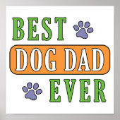 Best Dog Pap Ever Poster (Voorkant)