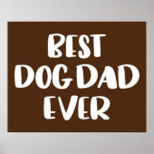 Best Dog Pap Ever Poster (Voorkant)